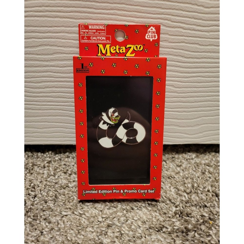 MetaZoo Sinkhole Sam Pin + Promo Card Set - Pin Club Exclusive